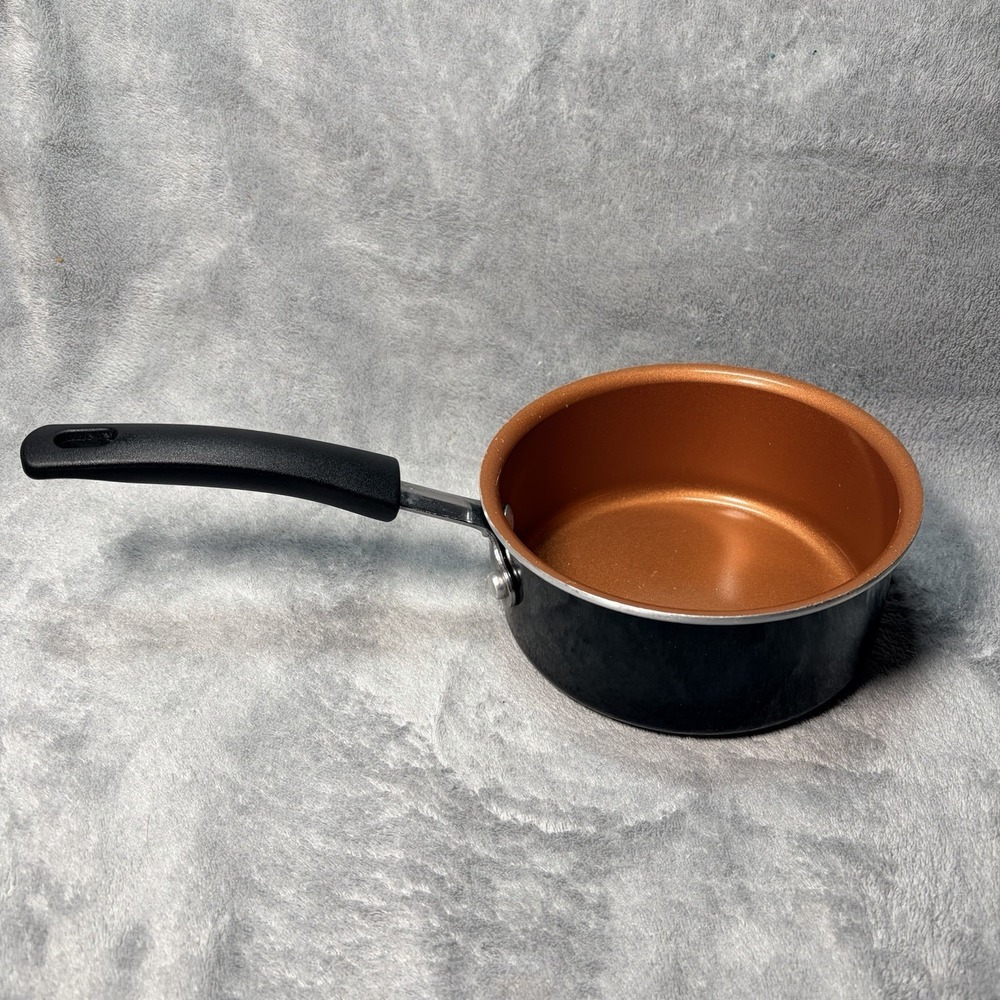 Farberware Easy Clean Pro 1 Qt Ceramic Nonstick Saucepan  Black